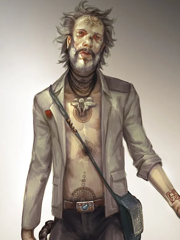 Portrait of Old Tom Marrow.
